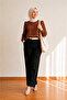 Women's Brown Comfortable Fit Blouse Long Sleeve Stylish Daily and Office Combination - 6