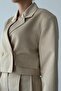 26Yckt01748 Women's Embroidery Detailed Jacket - 5