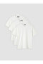 Nevavm Relaxed Fit 100% Cotton Basic Men's T-Shirt 3-Pack