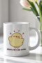 330ml Printed White Ceramic Mug with Cute Chick Figure - 3