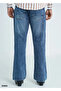 Men's Regular Fit Bootcut Denim Pant Jeans Blue - 2