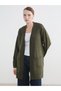 Lcw Everyday Khaki Shawl Collar Women's Knitwear Cardigan