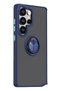 Zengemtx Galaxy S26 Ultra Montreal Silicone Cover with Ring (131426) - Navy Blue - 2