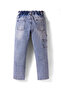 Denim Woven Full Length Jeans - Blue - 3
