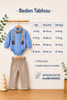 Baby Boy 100% Cotton 4 Piece Salopet Suit Wedding Birthday Party - 6