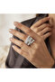 Steel Design Spiral Ring - 5