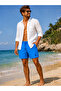 Men's Swim Shorts with Side Zipper Pockets and Inner Mesh Lining, Men's Swimwear Shorts