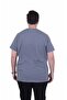 Men's Oversize Crew Neck T-Shirt Strong 26131 Fume - 3