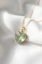Fluorite Stone Natural Faceted Cut Pendant - 3