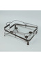 Distinctive rectangular ceramic serving warmer with glass lid - 12 inch - 5