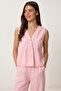 Linen Blouse Trousers Set Laz0009 Sugar Pink - 3