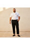 Men Regular Fit Pants with Drawstring Closure - 3