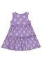 Daisy Patterned Dress for 6-9 Years - Lilac - 2