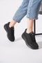 Opesber Ribbon Tied Women's Sports Shoes Black - Black - 3