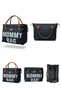 Luxury Black Super 2-Piece Set Mother Baby Care Backpack & Mother Baby Hand and Shoulder Bag - 3