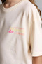 100% Cotton Oversized Crew Neck Floral Short Sleeve T-Shirt for Girls G1793A826Sm - 2