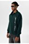Polo collar detailed oversize sweatshirt - 3
