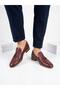 Men's burgundy genuine leather loafer with tassel detail and neolite sole - 3