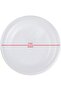 Disposable Foam Plates 9 Inch Round White – 25 Pack Heavy Duty Party Plates for Lunch Dinner BBQ Picnic - 3