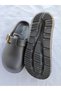 Comfortable, Aesthetic, Anatomical Meandros Slippers with Arched Gold Buckle and Closed Front. - 4