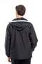 St21Je060-500 Ofans Black / Smoked Men's Raincoat - 5