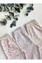 100% Cotton Baby Girl Kids 3-Piece Elastic Cuffed Bottom Pajamas Tracksuit Jogger - 3