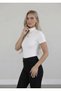 Women's 3-Piece Viscose Body Half Turtleneck Half Sleeve - 7