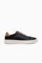 Paul Men's Leather Sneaker Shoes 26Y 111230293 Black