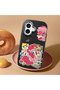 Black Silicone Case Compatible with iPhone 16 with Shock-Absorbing Camera Protections - 2