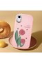 حافظة سيليكون وردية متوافقة مع هاتف iPhone XR مع حماية للكاميرا ماصّ للصدمات - 3