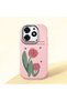 Pink Silicone Case Compatible with Tecno Spark 10 Pro (Ki7) with Shock-Absorbing Camera Protections