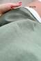 Short Sleeve Mesh Detail Washed Cotton Fabric Blouse 6Y208 - 5