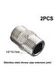 2 Pcs Shower Hose Extension Pipe Universal Hose Extender Bathroom Accessories For DIY Showers Bat... - 7