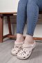 Ecru Stone Accessory Daily Orthopedic Pool Beach Slippers Women's Comfortable Slippers - 2