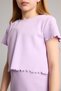 Corded Fabric Ribbed Knit 2-Piece Dress Girls H2206A826Sp - 4