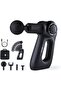 Powerful Massage Gun- GM86092UK/ 5-Speed Function, LED Indicator, Folding Design with 3 Adjustable Angles/Includes Round, Flat, Precision and Dual Heads/Relieves Muscle Soreness and Stiffness