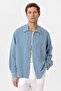 Linen blend relaxed fit men's shirt - 3
