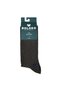 Men's Seamless Cotton Socks Plain Anthracite