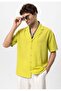 Apaş Collar Oversize Short Sleeve Men's Shirt - 6