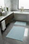 Set of 2 Pasta Bath Mats with Non-Slip Base, Washable, 60X100 & 40X60 - 4