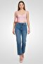 Women Straight Fit Washed Non Stretchable Jeans, Blue - 2