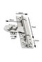 No NEW4 Inch Hardware Door Lock Stainless Steel Barrel Bolt Latch Padlock Clasp Set Brushed For Lock - 4
