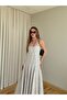White Halter Neck Polka Dot Dress - 4733 - 4