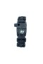 Black Paracord Bracelet with Compass M3 - Survival Bracelet - 5