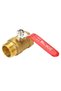 DN25 Ball Valve Brass Ball Valve Shut off Valve Level Handle Brass Pipe Ball Valve Male and Femal... - 6