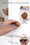 Hard Plastic Button Round Ball Dark Wood Color Cabinet Furniture Kitchen Cupboard Drawer Handle Handle Knob