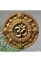 20x20cm 1 8in 2D Luxurious Golden Om Symbol Wall Decor Hanging Meditation Space Restaurant Terrace I - 2