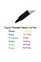 black Sharpie Permanent Marker Fine Point,Fine Point Black Permanent Marker Quick Drying/Waterproof - 3
