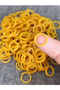 1000pcs 1000pcs Yellow O Rings Bands 1CM/ 0.4inch Elastic Ring Stretchable Latex Rings Sup... - 6