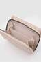 Coco Embroidery Detailed Zippered Women's Wallet Beige - 6